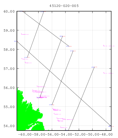 dynamic location plot for survey '45120-020-005' plot